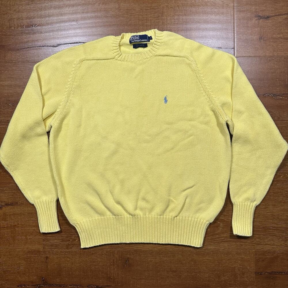 Ralph Lauren Yellow Crewneck Sweater